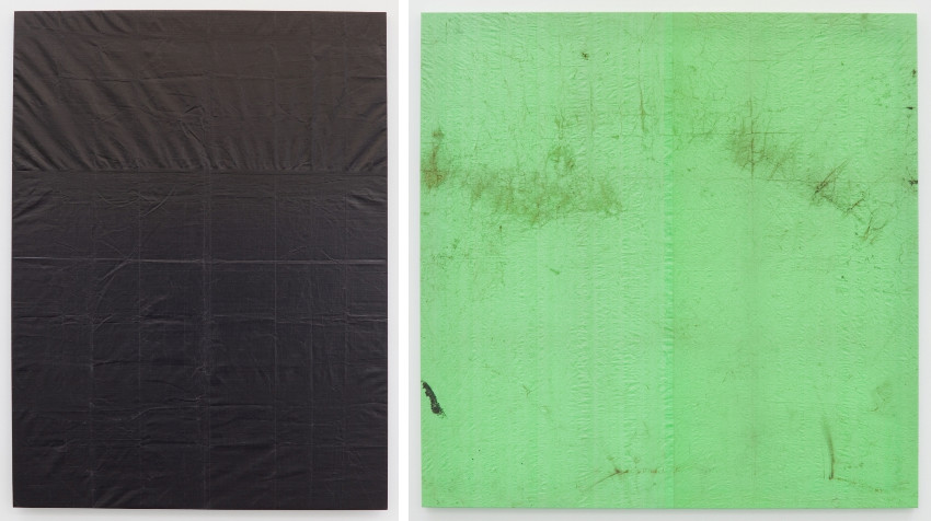 Aaron Bobrow - Church Bus, 2012 (Left) - Dharma Bum, 2012 (Right), image courtesy of Office Baroque, home, contact