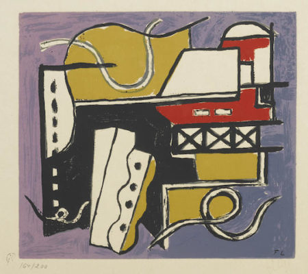 After Fernand Leger - Plate 4 from Album of 10 Serigraphs-1955 After Fernand Leger - Plate 4 from Album of 10 Serigraphs-1955