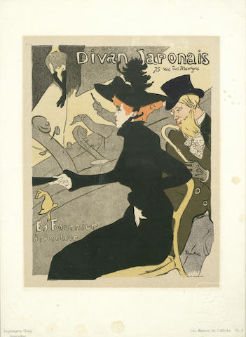 After Henri De Toulouse-Lautrec - Divan Japonais, Plate 2 from Les Maitres de L'Affiche-1893 After Henri De Toulouse-Lautrec - Divan Japonais, Plate 2 from Les Maitres de L'Affiche-1893