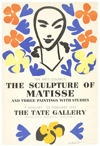 After Henri Matisse - The Sculpture of Matisse - The Tate Gallery-1953 After Henri Matisse - The Sculpture of Matisse - The Tate Gallery-1953