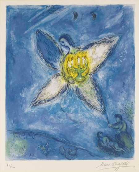 After Marc Chagall - Angel With A Candlestick-1973 After Marc Chagall - Angel With A Candlestick-1973