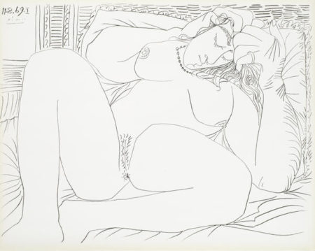After Pablo Picasso - Femme Nue I and VI-1957 After Pablo Picasso - Femme Nue I and VI-1957