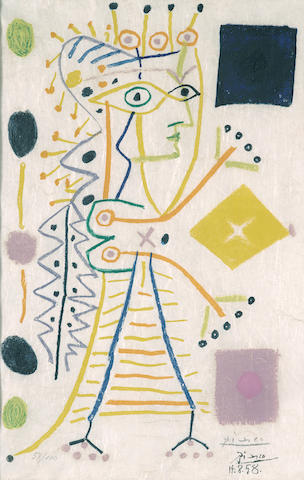 After Pablo Picasso - Jacqueline-1958 After Pablo Picasso - Jacqueline-1958