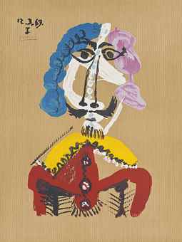 After Pablo Picasso - One plate, from Imaginary Portraits-1969 After Pablo Picasso - One plate, from Imaginary Portraits-1969