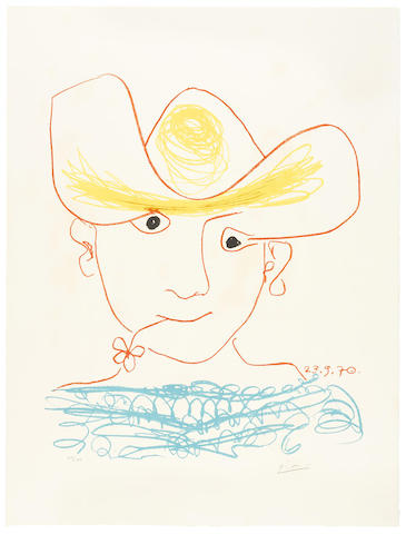 After Pablo Picasso - Young Spanish Peasant-1970 After Pablo Picasso - Young Spanish Peasant-1970
