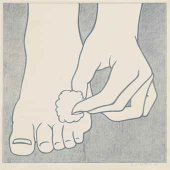 Foot Medication Poster-1963 Foot Medication Poster-1963