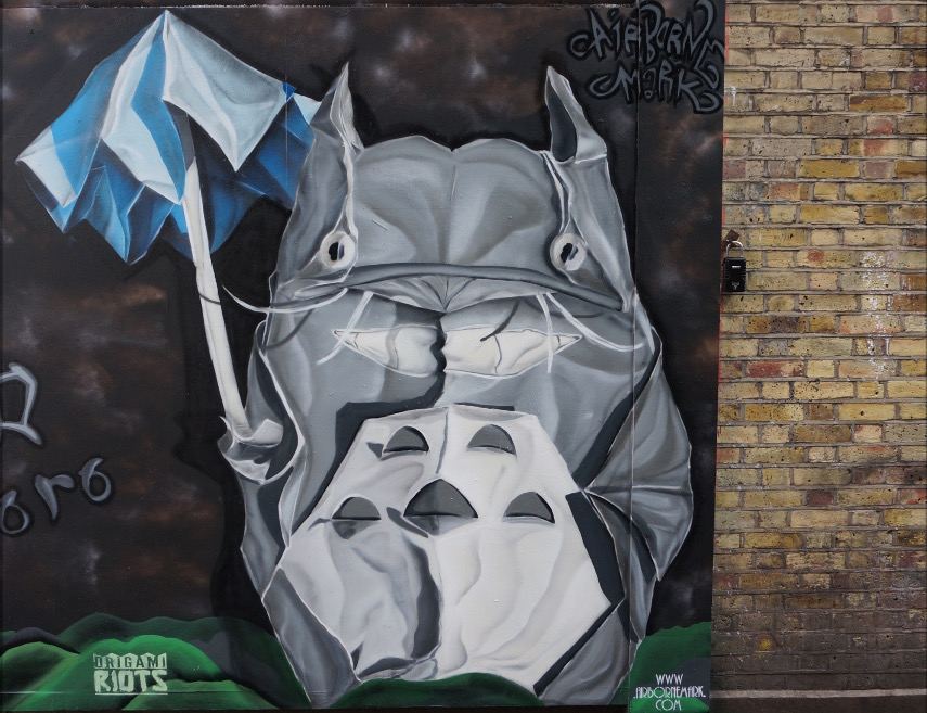 Airborne Mark - My Neighbour Totoro, London, 2016 - Image courtesy of Airborne Mike