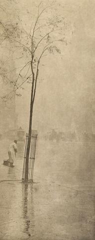 Spring Showers The Street Cleaner, New York-1900 Spring Showers The Street Cleaner, New York-1900