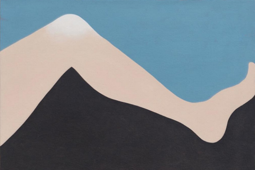 The layers and inches of oil on canvas are news in her work in 2016