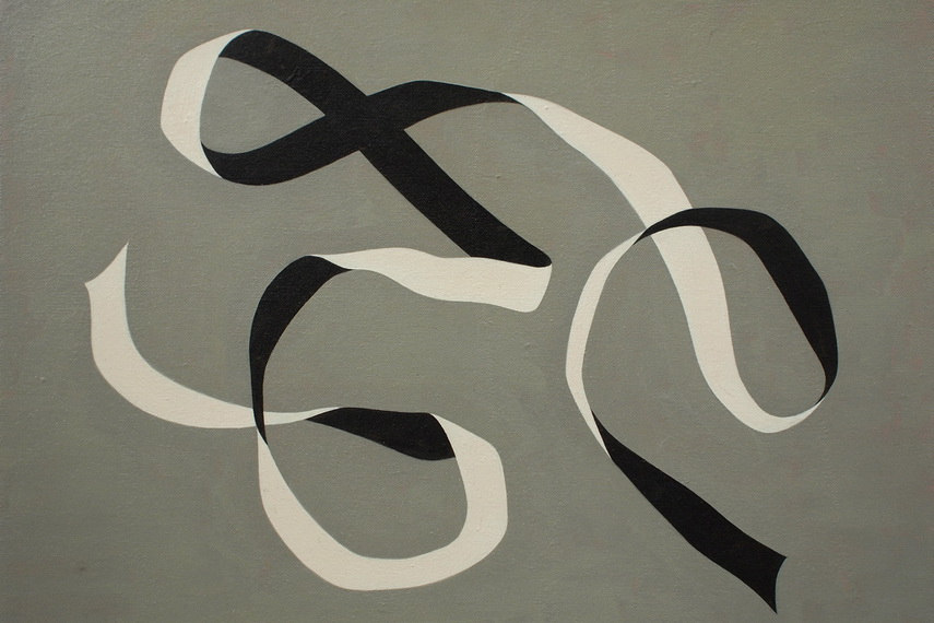 In 2016 the certain web news published photos of her geometrical canvas to the inches