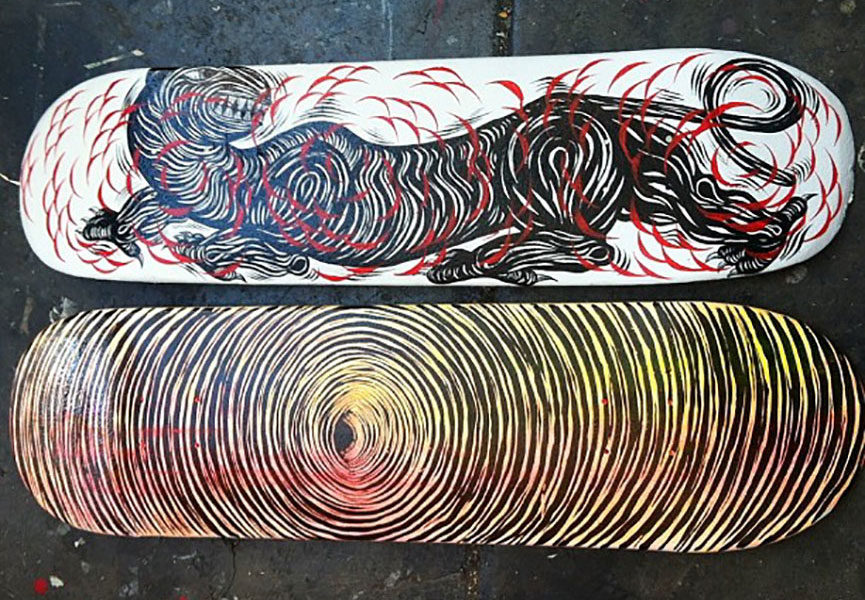 10 Best Street Art Skate Decks WideWalls