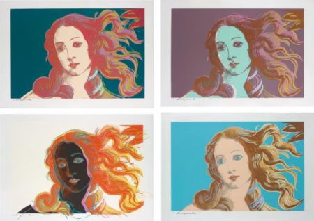 Details of Renaissance Paintings (Sandro Botticelli, Birth of Venus 1482)-1984 Details of Renaissance Paintings (Sandro Botticelli, Birth of Venus 1482)-1984