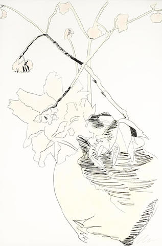 Plate 10, from Flowers, Hand-colored-1974 Plate 10, from Flowers, Hand-colored-1974