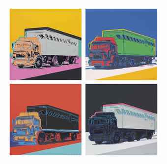 Truck (The Complete Set of Four Screenprints in colors)-1985 Truck (The Complete Set of Four Screenprints in colors)-1985