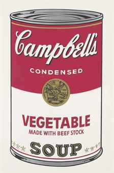 Vegetable, from Campbell's Soup I-1968 Vegetable, from Campbell's Soup I-1968