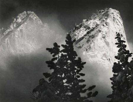 Eagle Peak And Middle Brother Winter Yosemite National Park California-1968 Eagle Peak And Middle Brother Winter Yosemite National Park California-1968