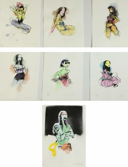 Red Head; Lean Back Girl; Frilly Fix; Blue Dancer; Masked Maiden; Stripper I; Boat Ramp Man-2014 Red Head; Lean Back Girl; Frilly Fix; Blue Dancer; Masked Maiden; Stripper I; Boat Ramp Man-2014