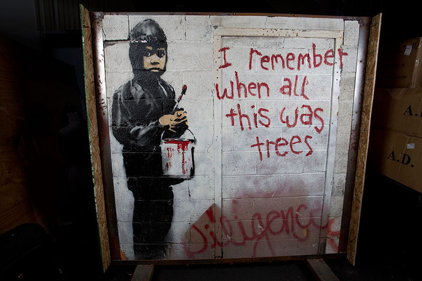 Banksy Murals Head to Auction WideWalls