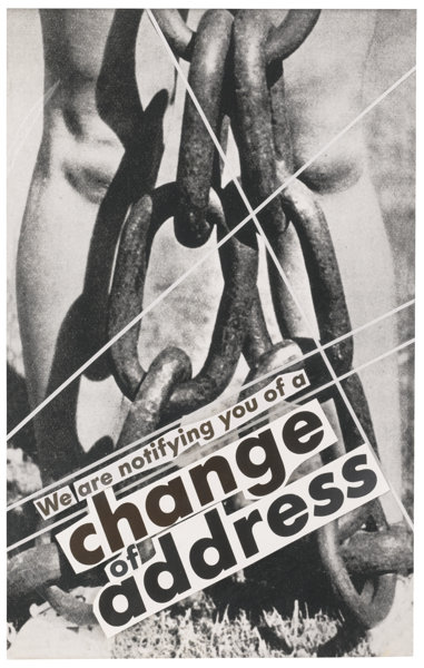 Untitled (We Are Notifying You Of A Change Of Address)-1986 Untitled (We Are Notifying You Of A Change Of Address)-1986