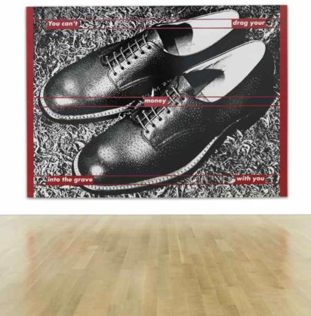 Untitled (You Can'T Drag Your Money Into The Grave With You)-1990 Untitled (You Can'T Drag Your Money Into The Grave With You)-1990