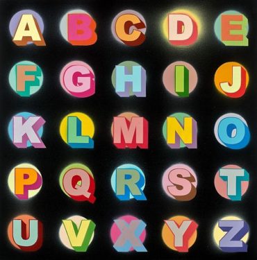 Ben Eine - Arial Spots A-Z