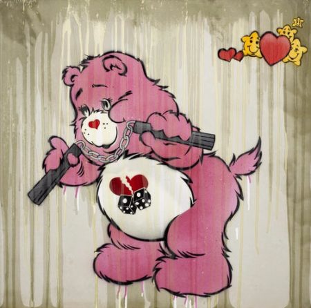 Carebear With Chuckers Pink-2007 Carebear With Chuckers Pink-2007