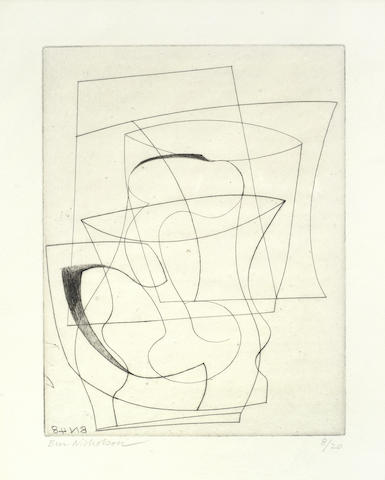 Ben Nicholson - Jug & Glass-1948 Ben Nicholson - Jug & Glass-1948