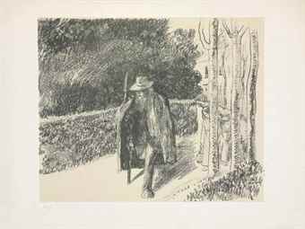Mendiant a la Bequille-1897 Mendiant a la Bequille-1897