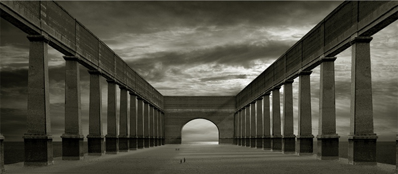 Carl Zimmerman - War Memorial, Leeds, England - Landmarks of Industrial Britain series, maquettes, photography