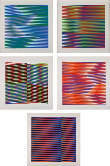 Couleur Additive: four plates; and Untitled-1975 Couleur Additive: four plates; and Untitled-1975
