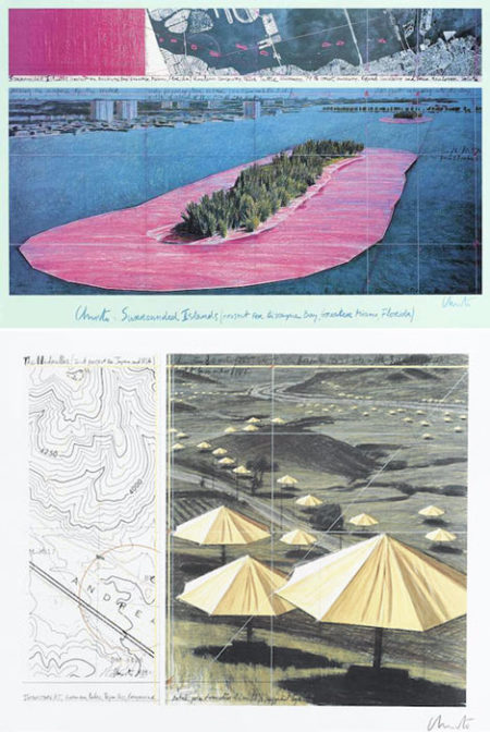 Surrounded Islands; Interstate #5, from Umbrellas: Joint Project for Japan and USA; Ibanaki prefecture, from Umbrellas: Joint Project for Japan and USA-1988 Surrounded Islands; Interstate #5, from Umbrellas: Joint Project for Japan and USA; Ibanaki prefecture, from Umbrellas: Joint Project for Japan and USA-1988