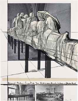Wrapped Statues, Project for Die Glyptothek, Munchen-1988 Wrapped Statues, Project for Die Glyptothek, Munchen-1988