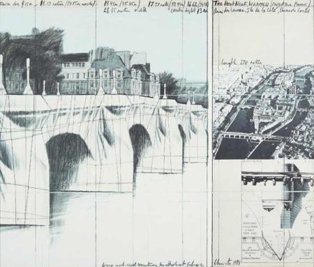 The Pont Neuf Wrapped, Project for Paris-1984 The Pont Neuf Wrapped, Project for Paris-1984