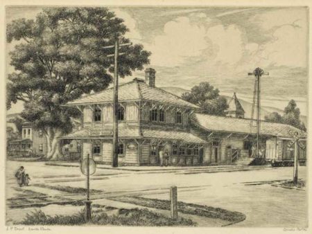 Train Depot Santa Paula-1930 Train Depot Santa Paula-1930