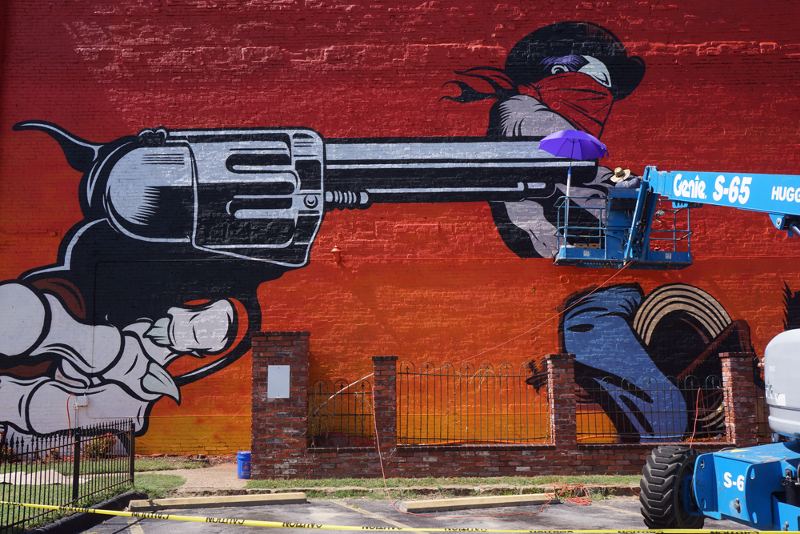 DFace - Badlands - Fort Smith, Arkansas, 2015 - detail #2