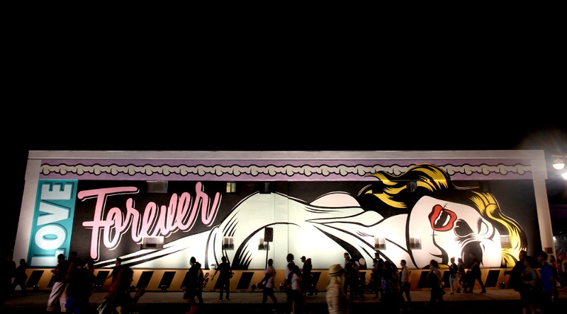 DFace - Love Forever - Las Vegas, 2015 - at night