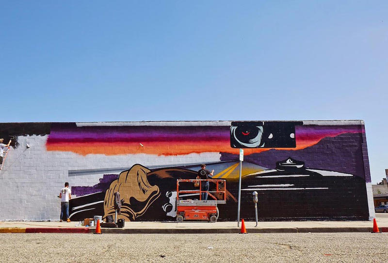 DFace - Rear View - Los Angeles, 2014 - making of