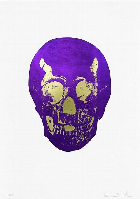 Imperial Purple Oriental Gold Skull, from the Dead Series-2009 Imperial Purple Oriental Gold Skull, from the Dead Series-2009