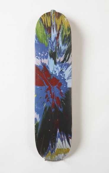 Spin (Blue) Skateboard Deck- Spin (Blue) Skateboard Deck-