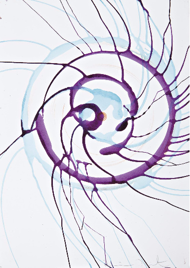 Untitled (Spin Drawing)-2002 Untitled (Spin Drawing)-2002