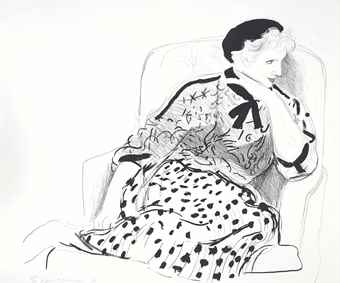 Celia in an Armchair-1981 Celia in an Armchair-1981