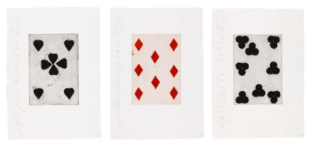Playing Cards Portfolio: Eight of Spades, Diamonds, Clubs-1990 Playing Cards Portfolio: Eight of Spades, Diamonds, Clubs-1990