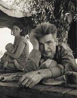 Drought Refugees from Oklahoma, in California, Blythe, California-1936 Drought Refugees from Oklahoma, in California, Blythe, California-1936