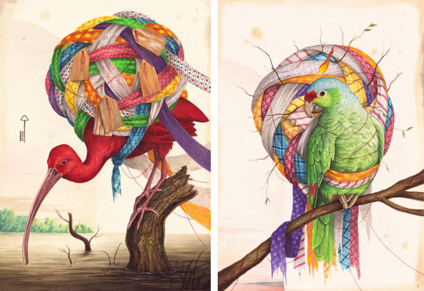 paintings by el gato chimney