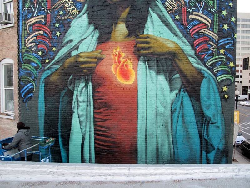 El Mac x Retna - Ave Maria - Salt Lake City, 2009 - 1