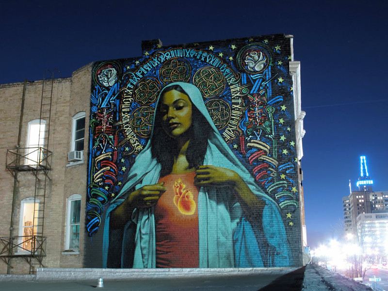 El Mac x Retna - Ave Maria - Salt Lake City, 2009 - 3