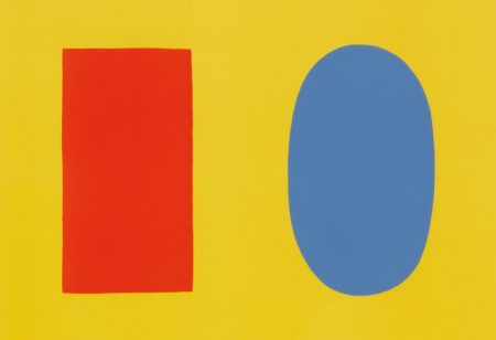 Orange And Blue Over Yellow (Orange Et Bleu Sur Jaune) (Axsom 30)-1965 Orange And Blue Over Yellow (Orange Et Bleu Sur Jaune) (Axsom 30)-1965