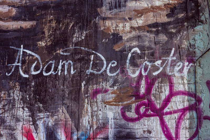 Ernest Zacharevic - Adam De Coster detail - Photo Credit Ernest Zacharevic