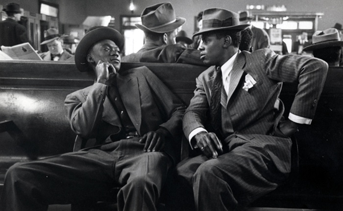 Esther Bubley - Greyhound Bus Terminal, New York City, 1947, photography, black and white