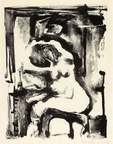 Untitled (Nude)-1954 Untitled (Nude)-1954